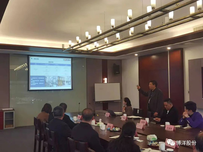 高新区科技镇长团、区慈善总会一行莅临博洋股份参观指导